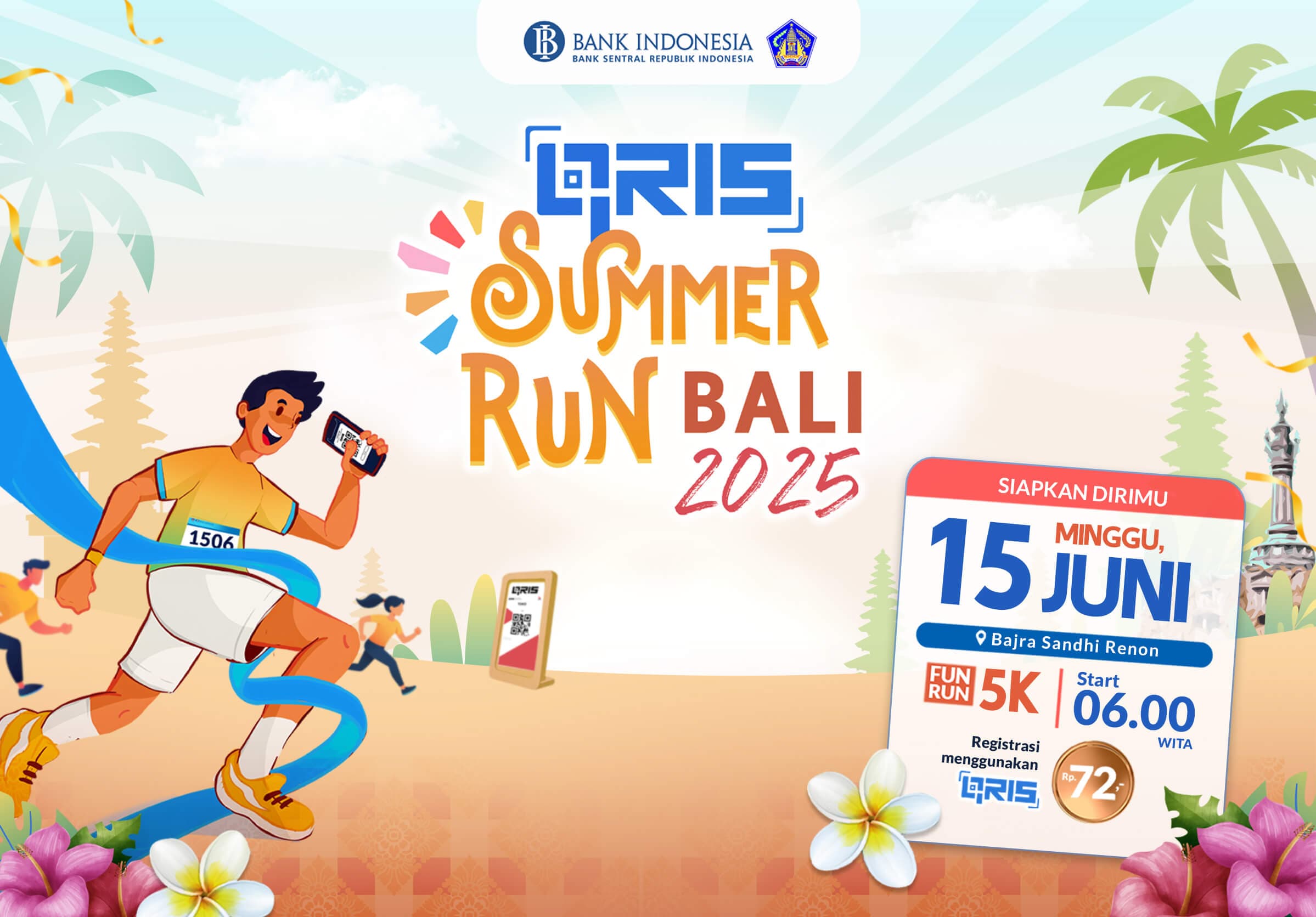 Summer Run Event Poster